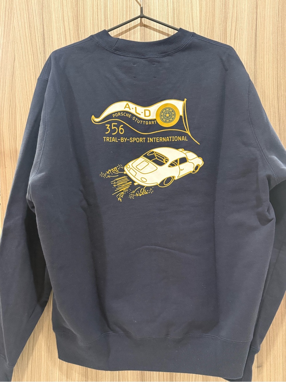 Aimé Leon Dore x Porsche 356 Crewneck Sweatshirt - Navy - Size L (2023 capsule)